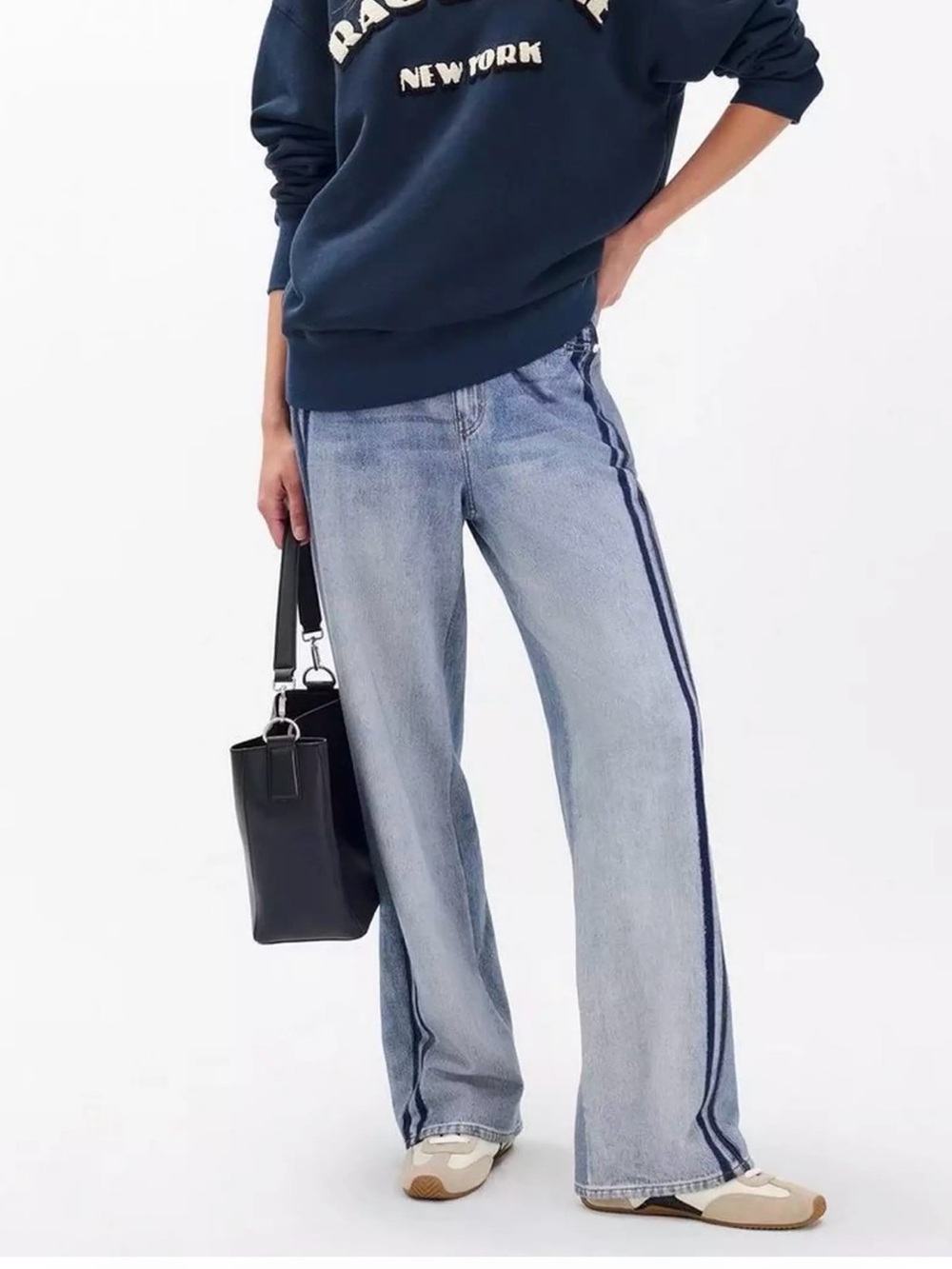rb Miramar Wide-Leg Track Pants NWTs